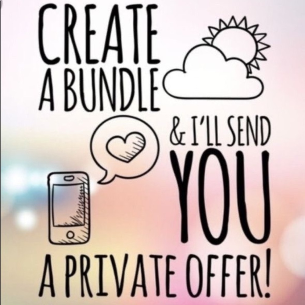 Bundle 2 or more and SAVE!